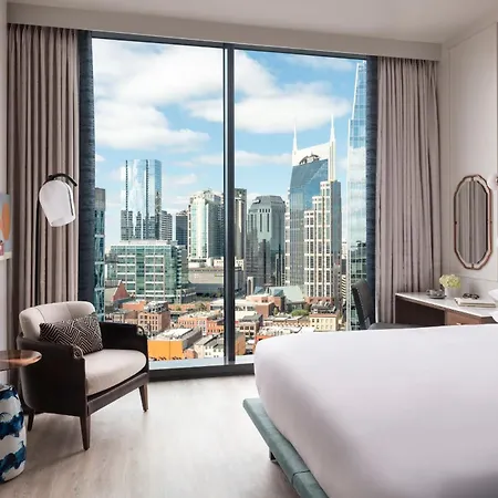 Hyatt Centric Downtown Nashville Exterior photo A guest room at the hotel
