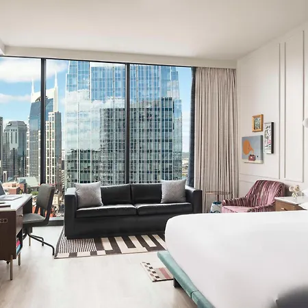 Hyatt Centric Downtown Nashville Exterior photo A guest room at the West Hollywood Edition