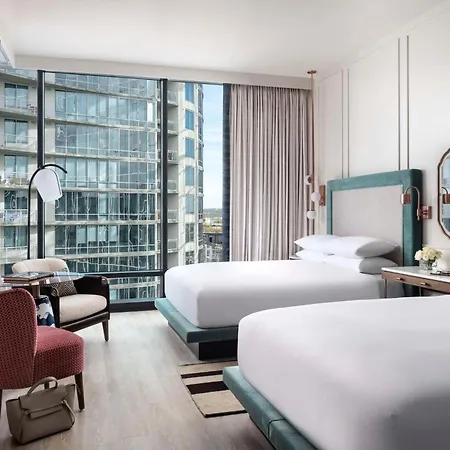 Hyatt Centric Downtown Nashville Exterior photo A guest room at the hotel